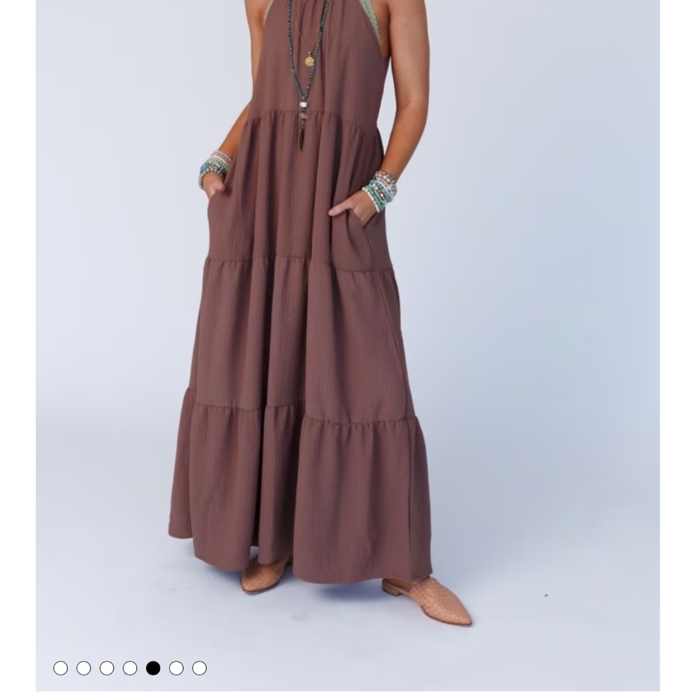 Three Bird Nest Women's Maxi Dress - Mauve. Sold out on their website.